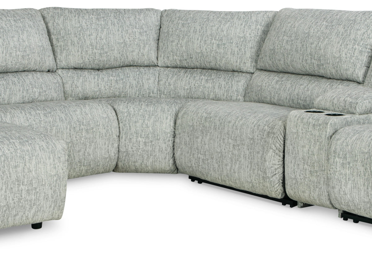 MCCLELLAND 6-PIECE POWER RECLINING SECTIONAL WITH CHAISE