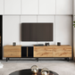 Modern TV Stand with 3 Doors For up To 80'' TV's