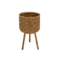 BAMBOO PLANTERS, BROWN