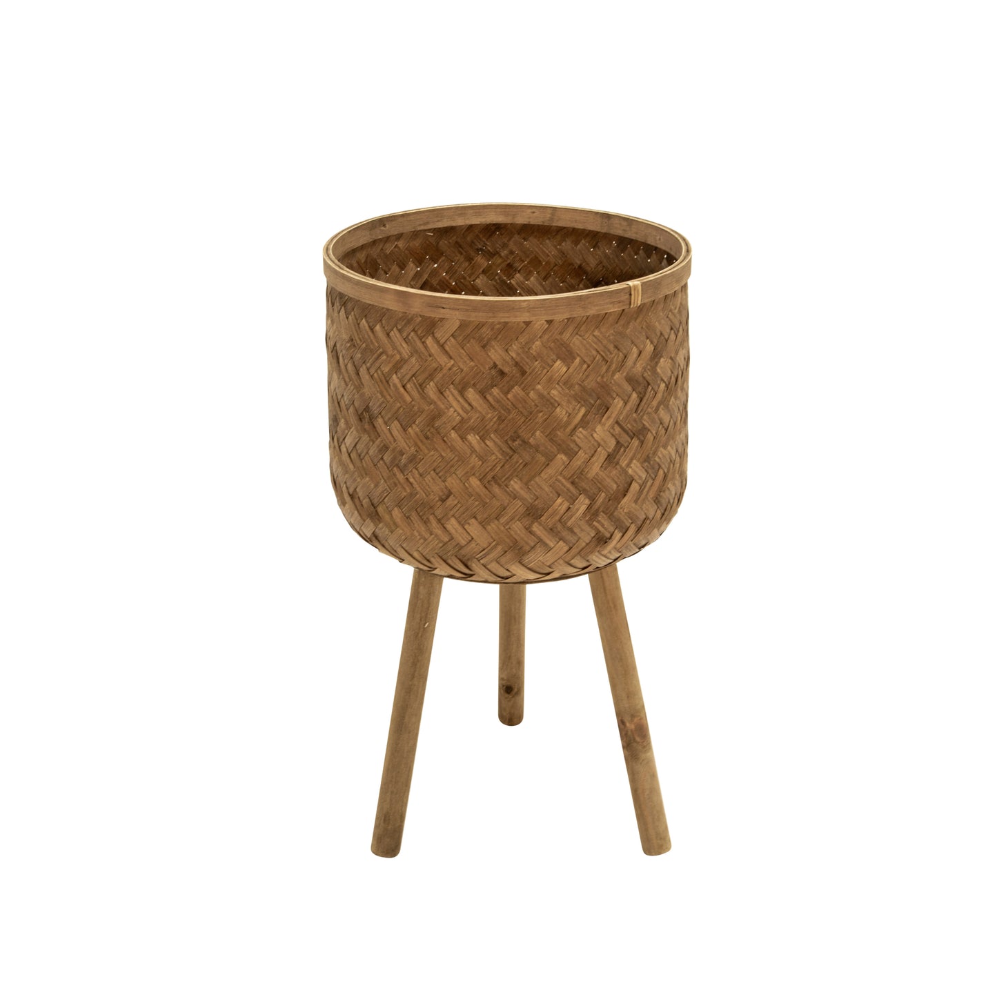 BAMBOO PLANTERS, BROWN