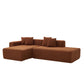 Modular L-Shape, 5- Seater, Sectional Sofa with Chaise Lounge