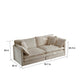 4-Piece Upholstered Sectional Sofa