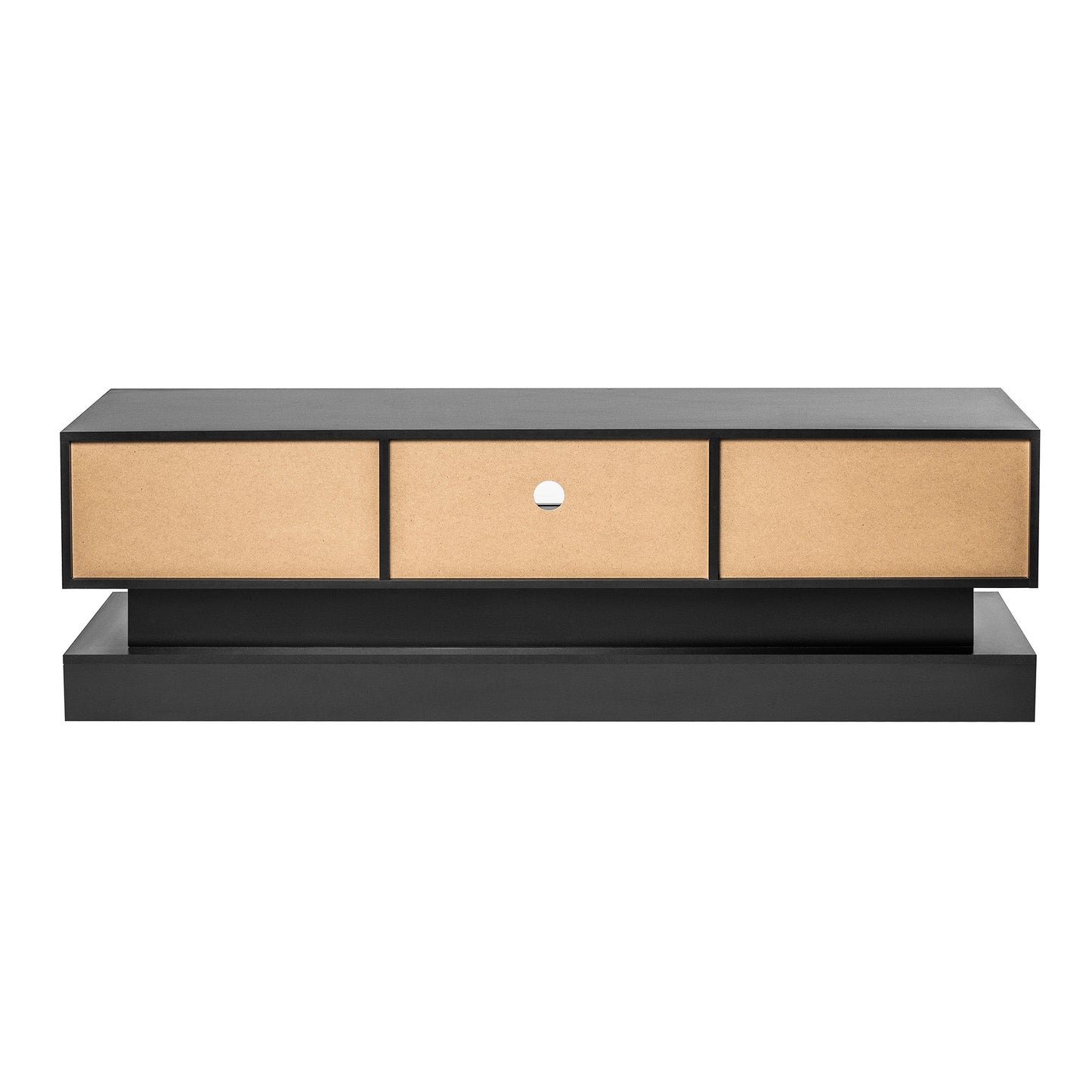 Modern TV Stand with LED Lights, High-Gloss Front & For up to 65" TV's