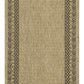 2 ft. 7 in. x 7 ft. 3 in. Jute/Black Indoor-Outdoor Area Rug