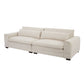 Mid-Century Sofa Couch Modern Upholstered Couch for Livingroom,Bedroom, Apartment, Home Office Beige