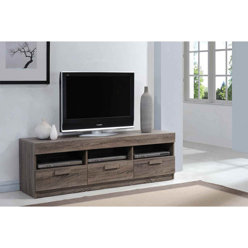 Modern TV Stand in Rustic Oak For up To 60" TV's