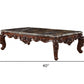 63" Marble Walnut Wood Coffee Table