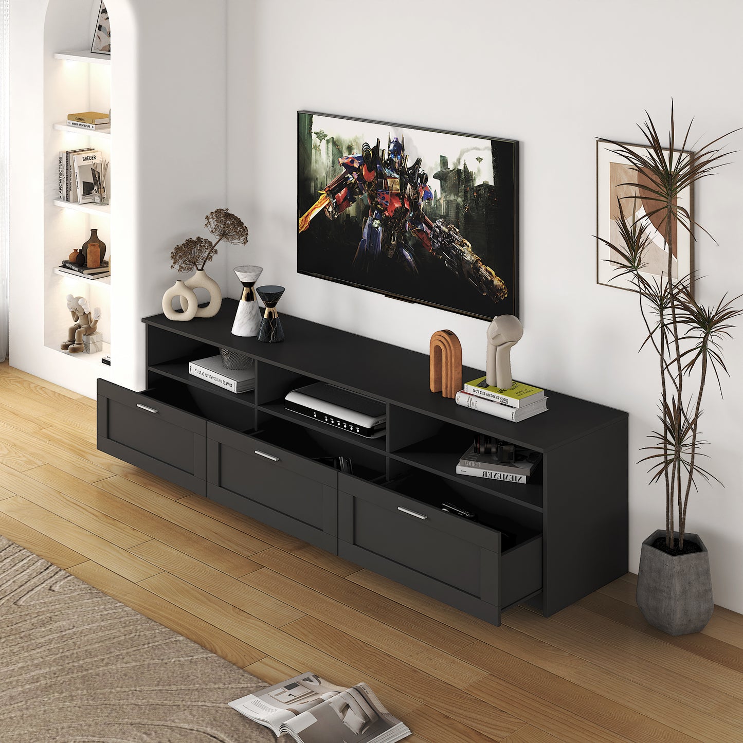 Modern minimalist TV Stand & Cabinet For up to 75" TV's