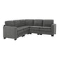 Oversized Velvet Modern Sectional Sofa