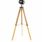 35" Distressed Tripod Floor Lamp With Cone