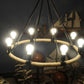 32" X 37" X 32" 8 Bulbs Rope  Pendant Lamp