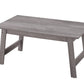 Set of Three 36" Gray Coffee Table