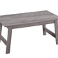 Set of Three 36" Gray Coffee Table