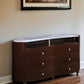 63" X 22" X 32" Wenge Dresser