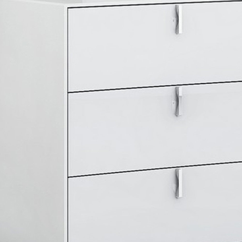 62" X 19" X 30" White  Dresser