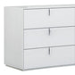 62" X 19" X 30" White  Dresser