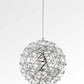 17 X" 17" Stainless Steel Pendant Lamp