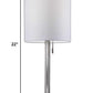 Brushed Steel Metal Table Lamp