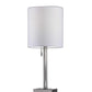 Brushed Steel Metal Table Lamp