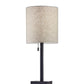 Brushed Steel Metal Table Lamp