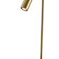 17" Brass Metal LED Desk Lamp With USB And Wireless Charging