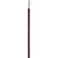 66" Traditional Shaped Floor Lamp With Brown Drum Shade