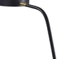 Tech Enhanced Black Metal Disk Led Adjustable Desk Lamp