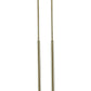 62" Brushed Task Floor Lamp With White Fabric Drum Shade