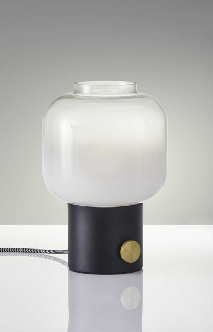 Mod Pod Black Glass Table Lamp