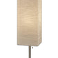 Wildside Paper Shade With Walnut Wood Table Lamp