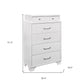 White Chest With 6 Drawers