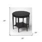 Black Licorice Accent Table