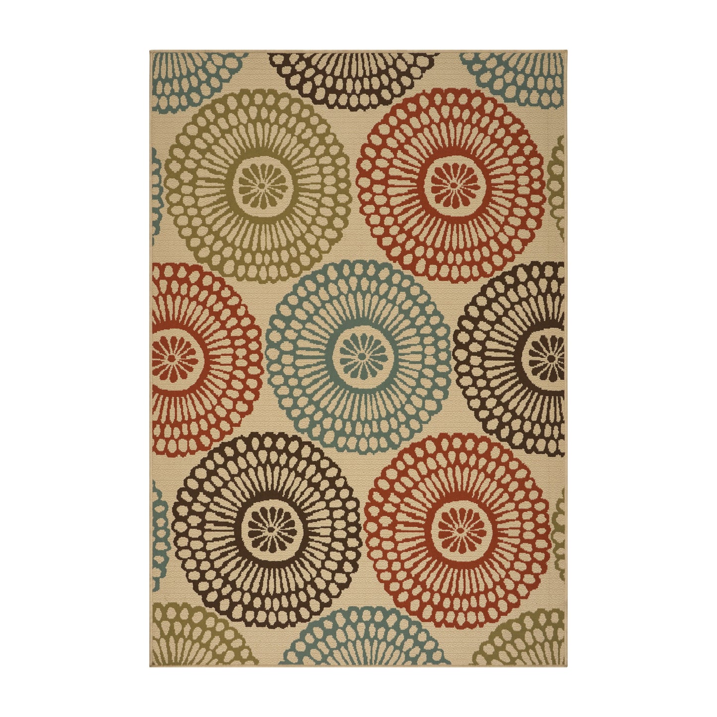 5'3" X 7'6" Outdoor Lounge Area Rug