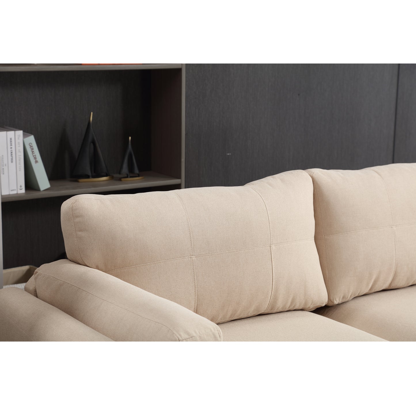 Oversized Modern 2-Piece Sofa Set Couch and Loveseat