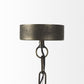 Industrial Caged Black Metal Hanging Light