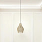 Gold Metal Wire Mesh Hanging Pendant Light