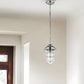 Silver Teardrop Shape Pendant Light