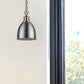 Minimalist Silver Metal Pendant Hanging Light