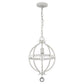 Callie 1-Light Country White Pendant