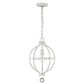 Callie 1-Light Country White Pendant