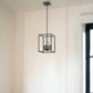 Cobar 4-Light Matte Black Pendant