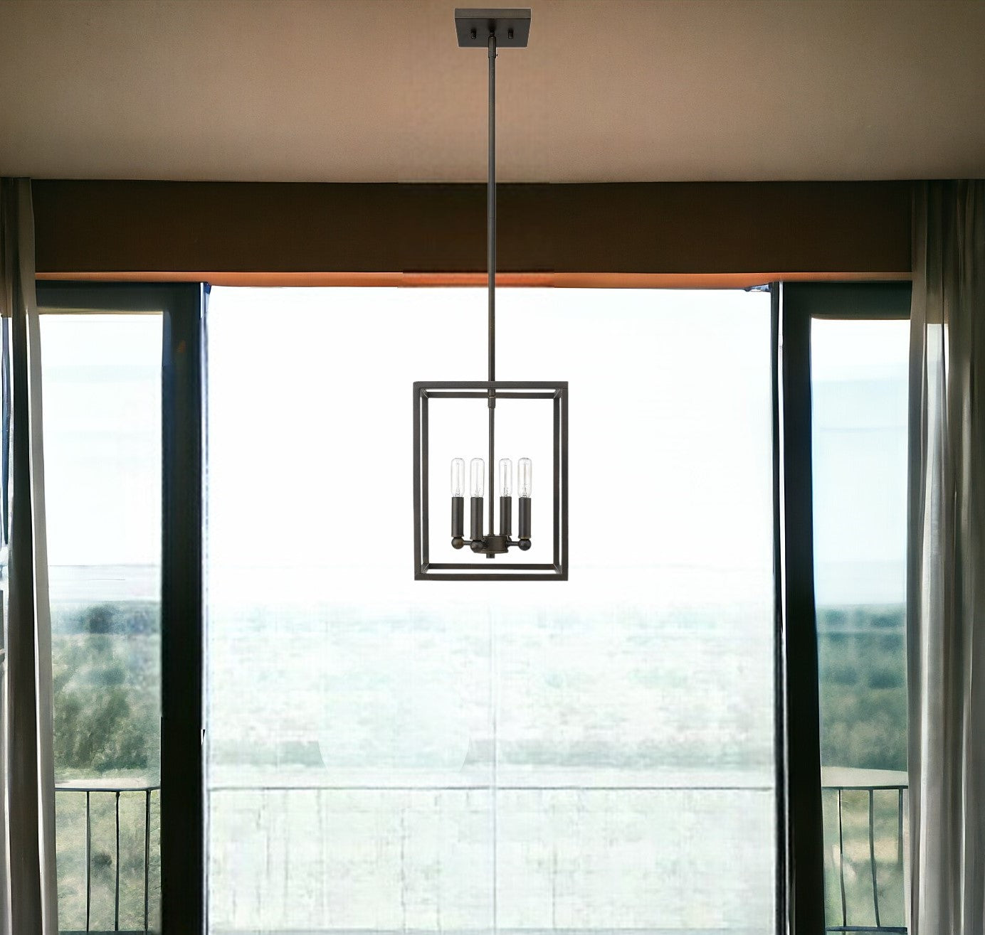 Cobar 4-Light Oil-Rubbed Bronze Pendant