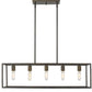 Cobar 5-Light Soil-Rubbed Bronze Island Pendant