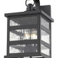 Morris 3-Light Matte Black Wall Light