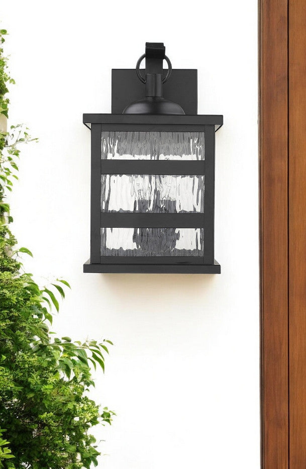 Morris 3-Light Matte Black Wall Light