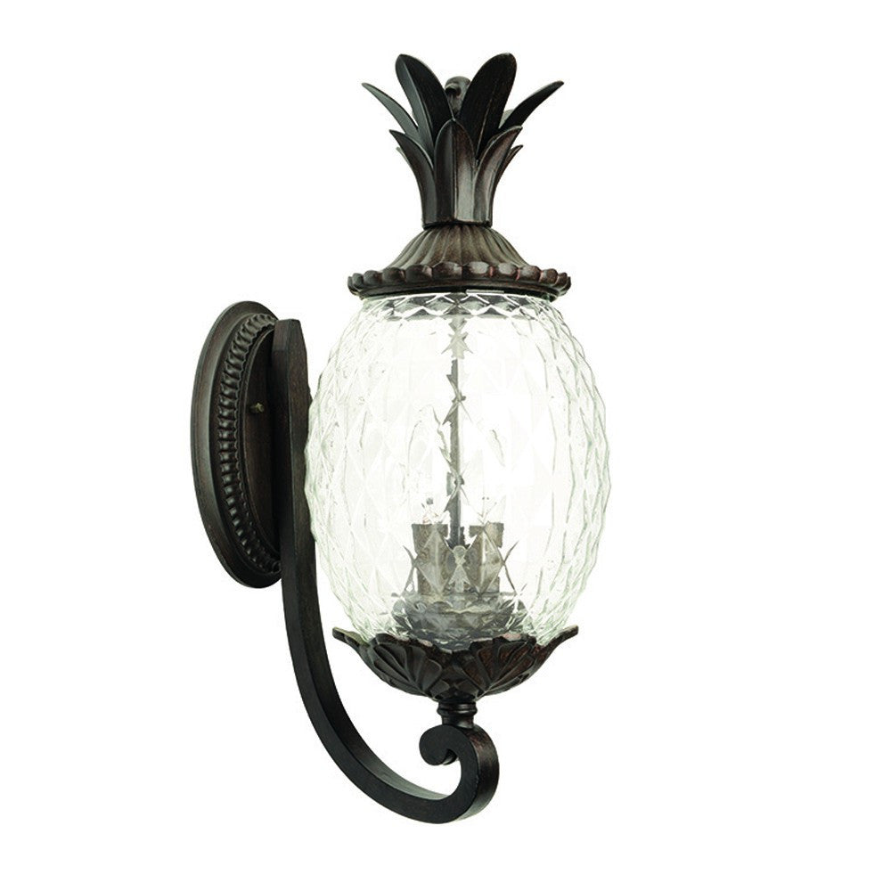 Lanai 3-Light Black Coral Wall Light