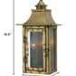 St. Charles 2-Light Aged Brass Wall Light