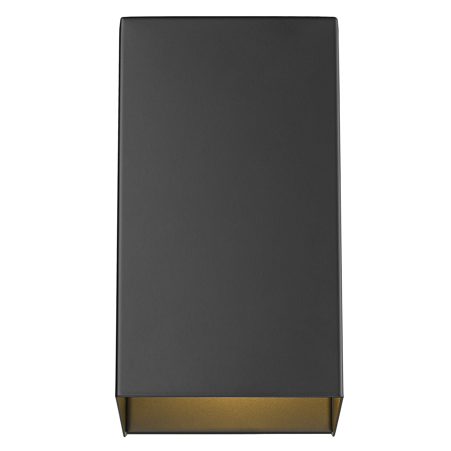 Matte Black Geometric Wall Sconce