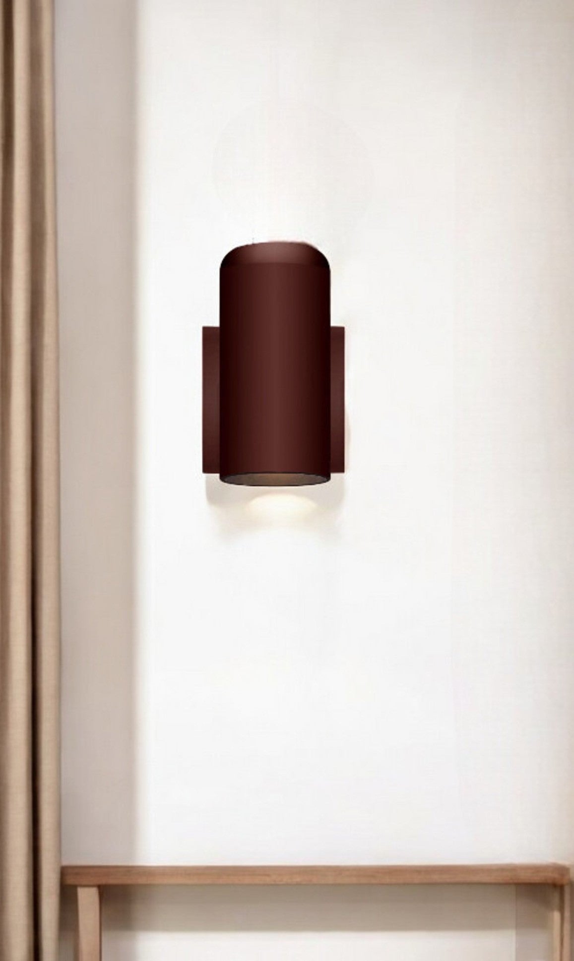 Minimalist Bronze Wall Sconce