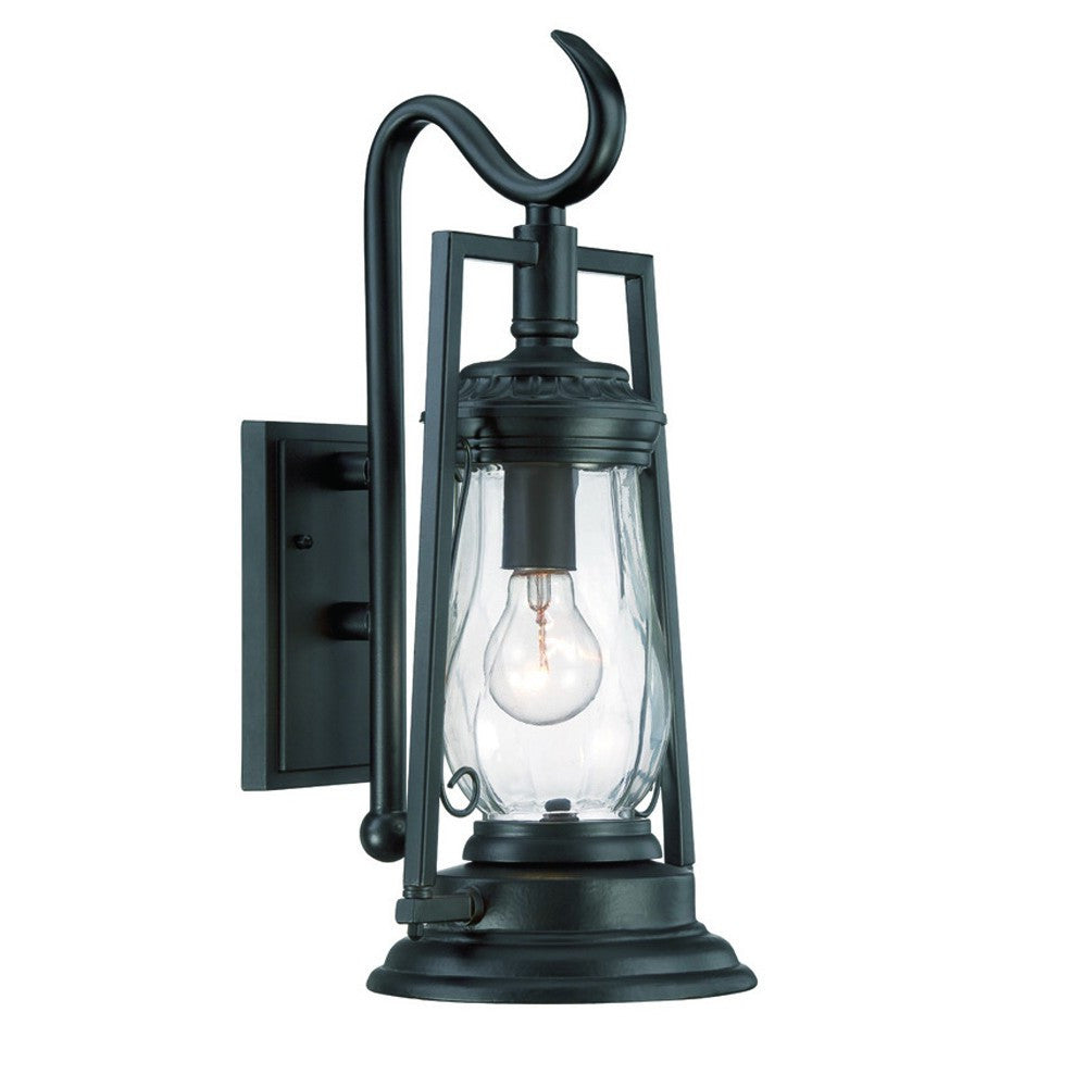 Matte Black Oil Lamp Wall Light